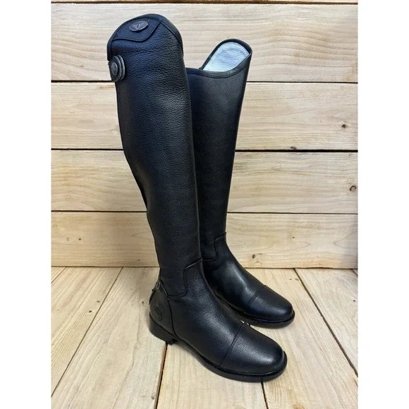TuffRider Ladies Belmont Dress Boots Slim 6.5 Black